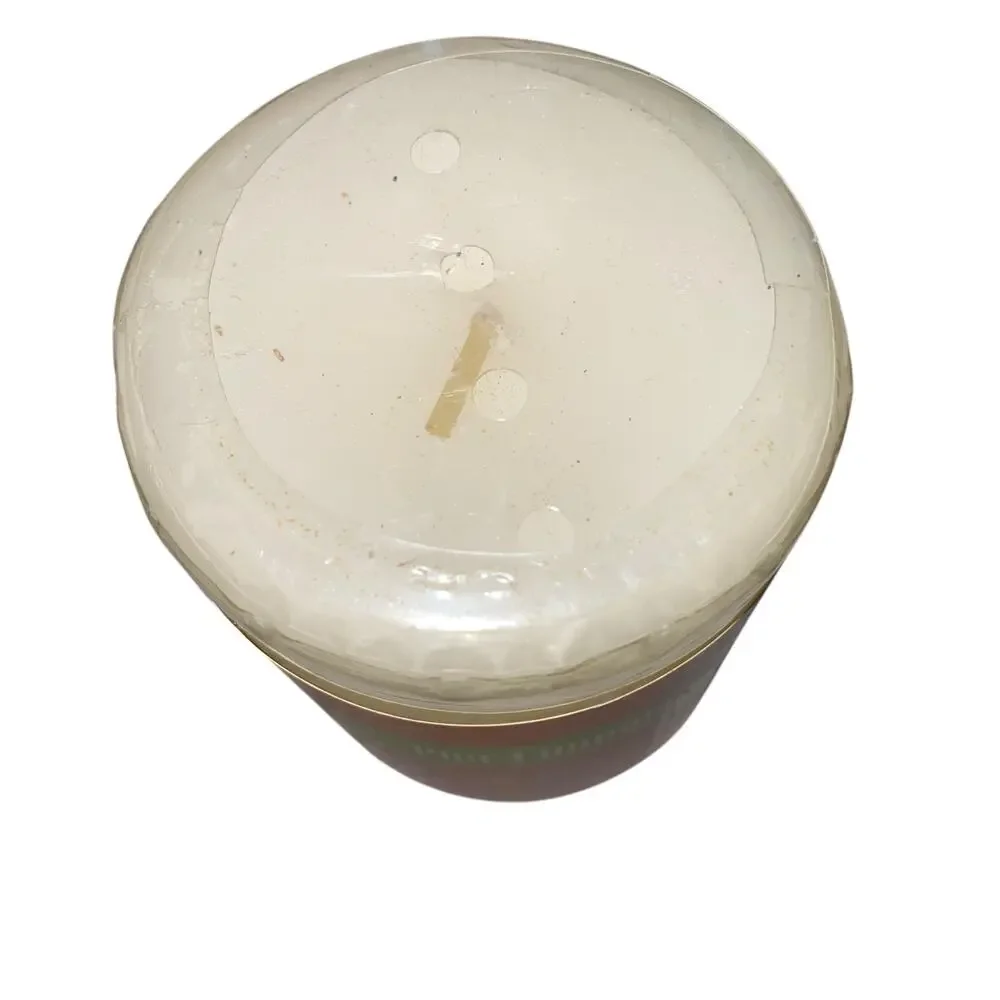 Pier 1 Imports Citronella scented white pillar candle for outdoor use only NEW